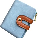 Bi-fold ID Zipper ID Card Wallet