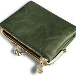 Retro ID Bi-fold Kiss Lock Wallet