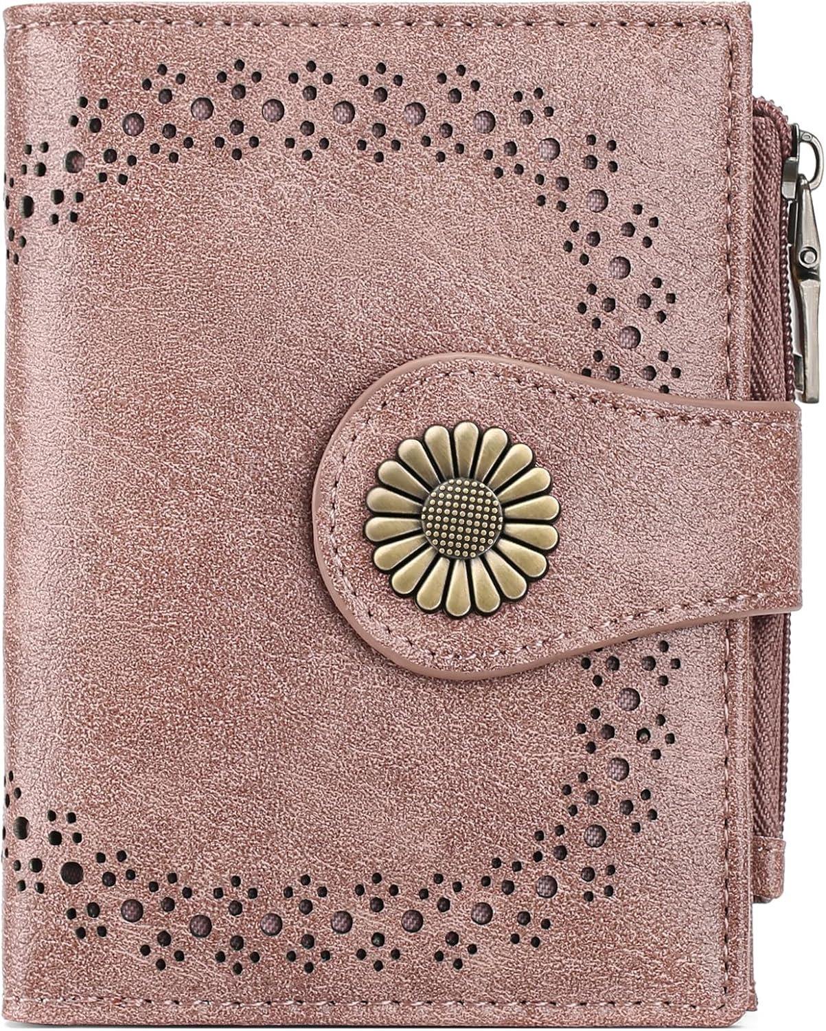 81dOlfR7YSL._AC_SL1500_.jpg Bi-fold ID Zipper Coin Purse - Image 1